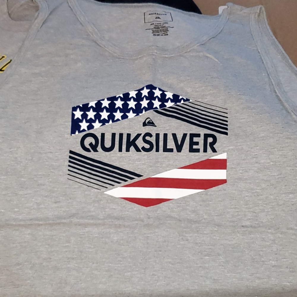 QUIKSILVER USA LOGO TANK TOP